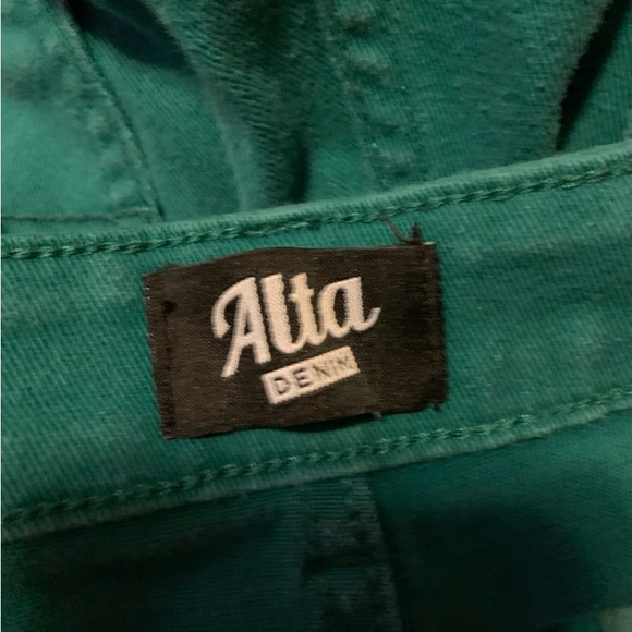 Green Alta Denim Jeans Size 32 - Picture 3 of 4